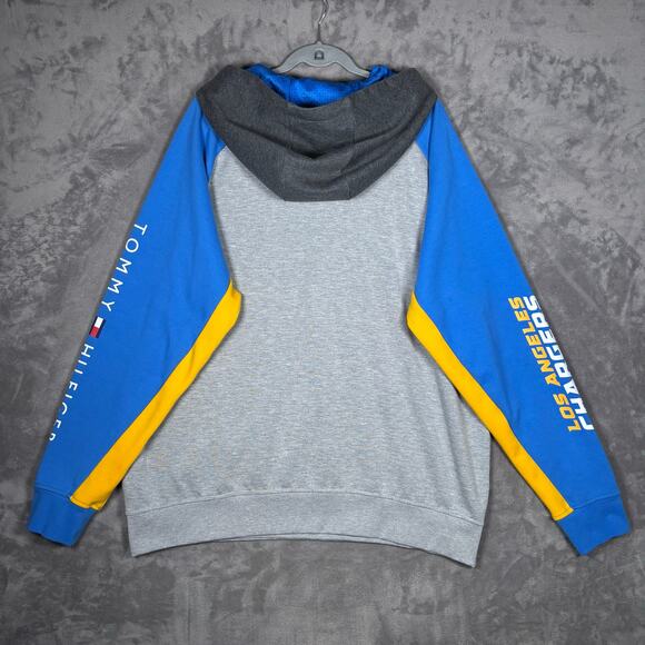 Tommy Hilfiger NFL Los Angeles Chargers 1/4 Zip Hoodie XXL - Picture 3 of 8